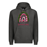 Charcoal Heather summer vibes Premium Hoodie - MaliasSmallBusiness