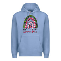 Colony Blue summer vibes Premium Hoodie - MaliasSmallBusiness