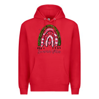 Red summer vibes Premium Hoodie - MaliasSmallBusiness