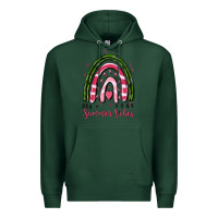 Sports Green summer vibes Premium Hoodie - MaliasSmallBusiness