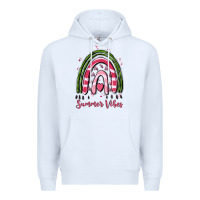 White summer vibes Premium Hoodie - MaliasSmallBusiness