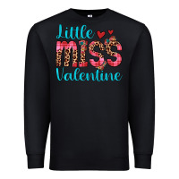 Black little miss valentine Premium Sweatshirt - JahusDesignShop