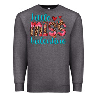 Charcoal Heather little miss valentine Premium Sweatshirt - JahusDesignShop