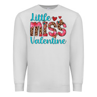 Dove Grey little miss valentine Premium Sweatshirt - JahusDesignShop