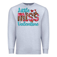 Heather Grey little miss valentine Premium Sweatshirt - JahusDesignShop