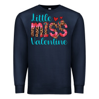 Navy little miss valentine Premium Sweatshirt - JahusDesignShop