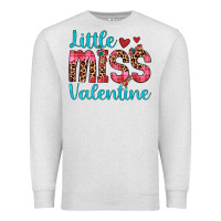 Oatmeal Heather little miss valentine Premium Sweatshirt - JahusDesignShop