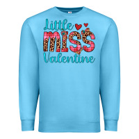 Ocean Blue little miss valentine Premium Sweatshirt - JahusDesignShop