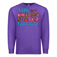 Purple little miss valentine Premium Sweatshirt - JahusDesignShop