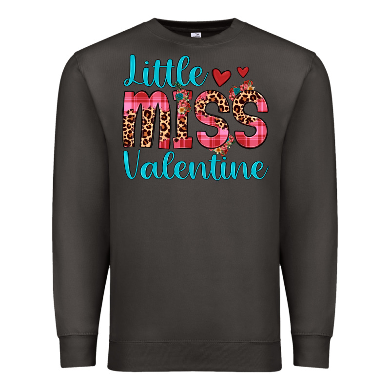 Little Miss Valentine Premium Sweatshirt by JahusDesignShop | Teevron