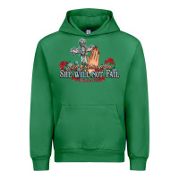 Emerald she will not fail psalm christian cross pray Urban Hoodie - NancyCooperArtShop