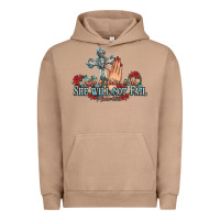 Pigment Burro she will not fail psalm christian cross pray Urban Hoodie - NancyCooperArtShop
