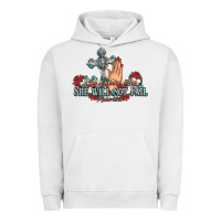 Pigment Lunar Rock she will not fail psalm christian cross pray Urban Hoodie - NancyCooperArtShop