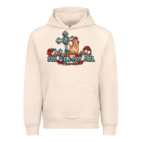 Sandshell she will not fail psalm christian cross pray Urban Hoodie - NancyCooperArtShop