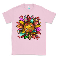 Bubblegum Pink strawberry sunflower Classic Tee - texasbilliewilder