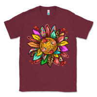 Burgundy strawberry sunflower Classic Tee - texasbilliewilder