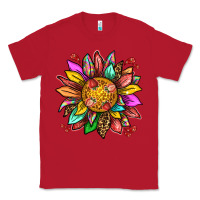 Red strawberry sunflower Classic Tee - texasbilliewilder