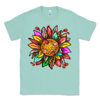 Seafoam strawberry sunflower Classic Tee - texasbilliewilder