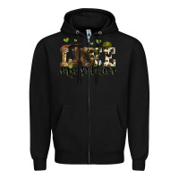 Black love my soldier Zipper Hoodie - Zillion Design Studio