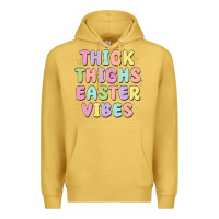Antique Gold thicks thighs easter vibes Premium Hoodie - MaliasSmallBusiness