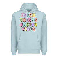 Blue Mist thicks thighs easter vibes Premium Hoodie - MaliasSmallBusiness