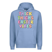 Colony Blue thicks thighs easter vibes Premium Hoodie - MaliasSmallBusiness