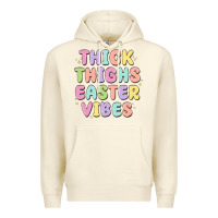 Sandshell thicks thighs easter vibes Premium Hoodie - MaliasSmallBusiness