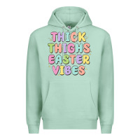 Seafoam thicks thighs easter vibes Premium Hoodie - MaliasSmallBusiness