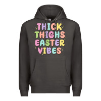 Smoke thicks thighs easter vibes Premium Hoodie - MaliasSmallBusiness