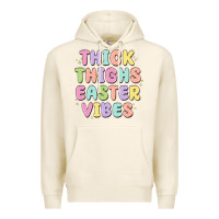 Tofu thicks thighs easter vibes Premium Hoodie - MaliasSmallBusiness