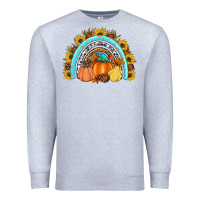Heather Grey Fall rainbow Premium Sweatshirt - Artiststas