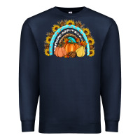 Navy Fall rainbow Premium Sweatshirt - Artiststas
