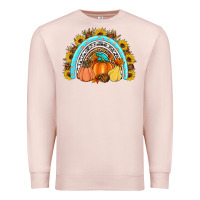 Pale Pink Fall rainbow Premium Sweatshirt - Artiststas
