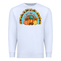 White Fall rainbow Premium Sweatshirt - Artiststas