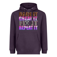 Plum race ıt great ıt fıx ıt repeat ıt Heavyweight Hoodie - AdoDesignShop