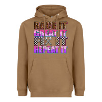Toasted Coconut race ıt great ıt fıx ıt repeat ıt Heavyweight Hoodie - AdoDesignShop