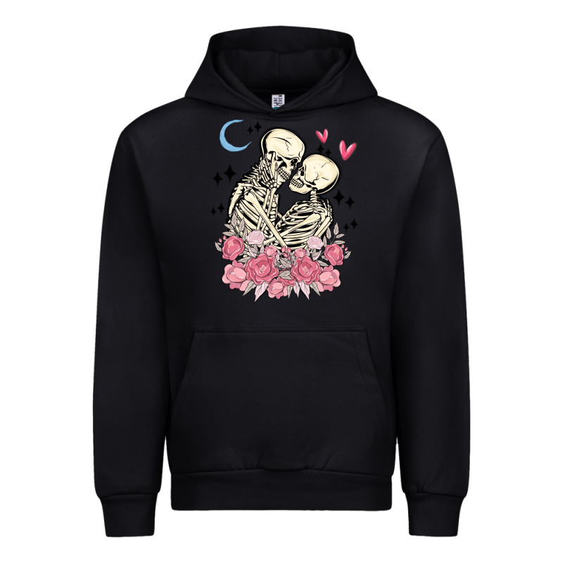 The Lovers Skeletons Urban Hoodie by MaliasSmallBusiness | Teevron