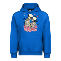 Cobalt the lovers skeletons Urban Hoodie - MaliasSmallBusiness