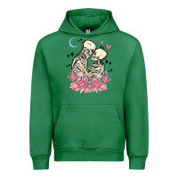 Emerald the lovers skeletons Urban Hoodie - MaliasSmallBusiness