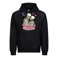Foreset Green the lovers skeletons Urban Hoodie - MaliasSmallBusiness
