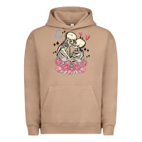 Pigment Burro the lovers skeletons Urban Hoodie - MaliasSmallBusiness
