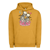 Pigment Peanut Butter the lovers skeletons Urban Hoodie - MaliasSmallBusiness