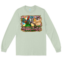 Matcha happy easter rooster chicken and chick Long Sleeve Tee - RanaPortraitStore