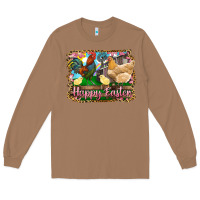 Toasted Coconut happy easter rooster chicken and chick Long Sleeve Tee - RanaPortraitStore