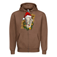 Chestnut christmas goat Zipper Hoodie - RanaPortraitStore