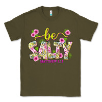 Army Green summer be salty matthew 5 13 Classic Tee - texasbilliewilder