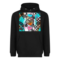 Black race heart Heavyweight Hoodie - AdoDesignShop