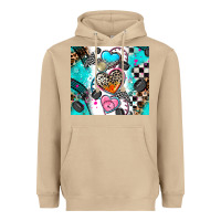 Mushroom race heart Heavyweight Hoodie - AdoDesignShop