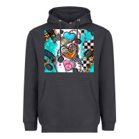 Smoke race heart Heavyweight Hoodie - AdoDesignShop