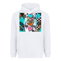 White race heart Heavyweight Hoodie - AdoDesignShop